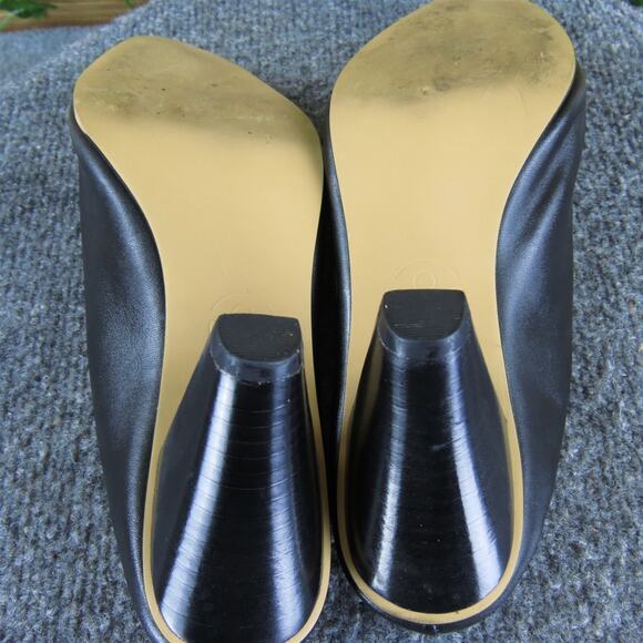 Treasure & Bond Women's Mule Black Leather Pump 7.5 Medium Gently Used 2025 - Picture 6 of 7